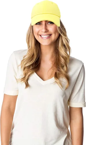 Miniatura 41 de DALIX Gorra de béisbol para papá, lisa, para hombre, mujer, algodón, ajustable, en blanco, sin estructurar, suave