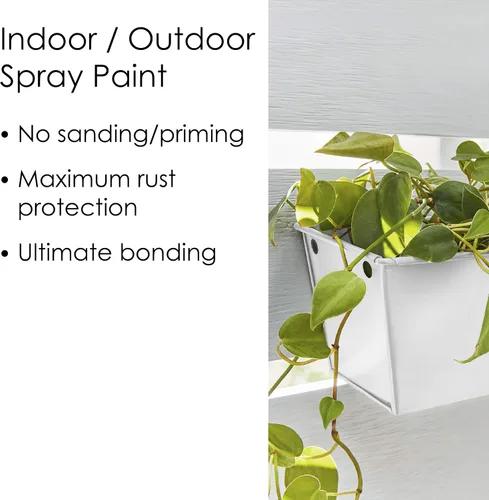 Miniatura 242 de Krylon Fusion - Pintura en aerosol adhesiva todo en uno para uso en interiores y exteriores, 12 onzas, aluminio