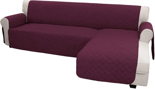 Miniatura 62 de Easy-Going - Fundas para sofá seccional en forma de "L" para perros, funda reversible para sofá, funda para chaise longue, protector de muebles