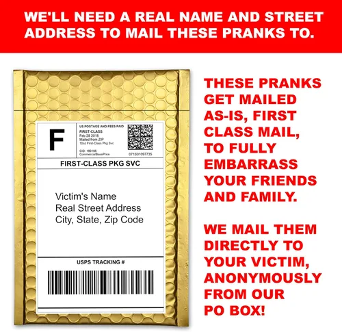 Miniatura 5 de Mailman Postal Worker Mail Man Divertido Embarazante Correo de broma anónimo enviado a sus amigos y familiares! ¡Divertida mordaza! ¡Risas