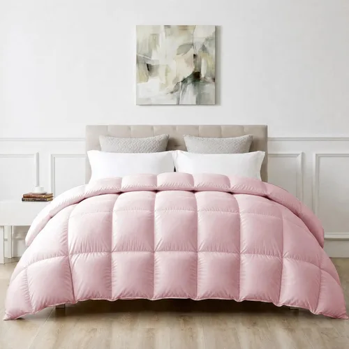 Miniatura 12 de Puredown® Edredón de plumas de ganso y fibra de plumón, inserto de edredón ligero de calidez media, ropa de cama de hotel de lujo colección Cloud