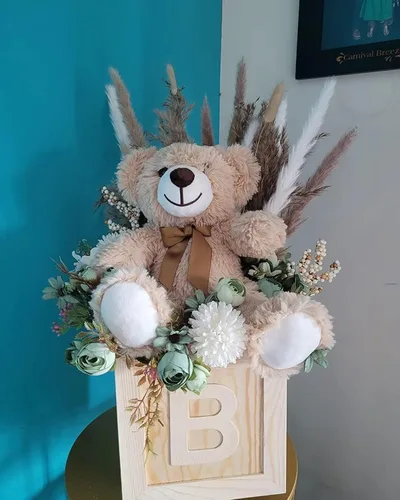 Miniatura 3 de Paquete de 12 Osos de Peluche 34.3 cm Osos de Peluche Pequeños para Ducha de Bebé Adornos de Centro de Mesa para Navidad, San Valentín, Día de la 12