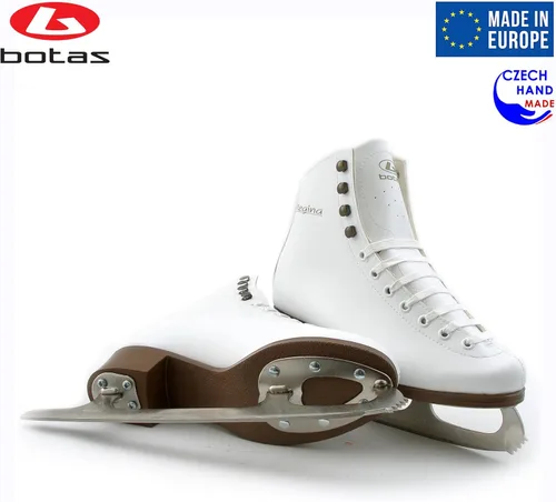 Miniatura 2 de Botas - modelo: REGINA/Fabricado en Europa (República Checa) / Patines artísticos para mujeres, niñas, niños/cuchillas NICOLE/Color BLANCO