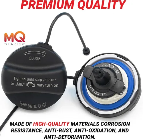 Miniatura 6 de 16117222391 Tapa del depósito de combustible Tapa de llenado de gas para Mini Cooper y BMW Serie 3 525i 528i 530i 535i X1-X6 128i 135i 228i 335i