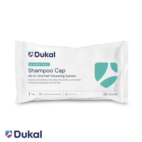 Miniatura 7 de Dukal SC3756-5 Redi-Wash - Tapa de champú sin enjuague, paquete de 5