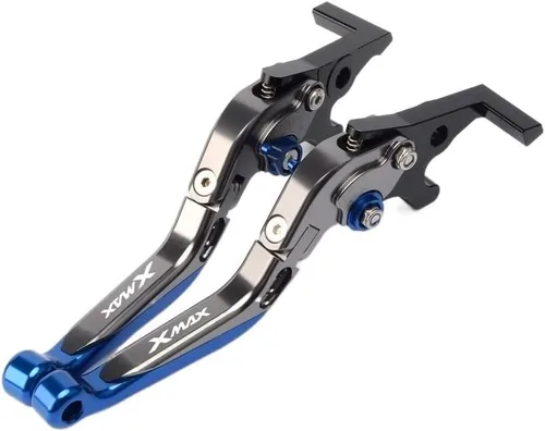 Miniatura 7 de F - Palancas de embrague de freno extensibles plegables para motocicleta Yamaha X-MAX 300 Xmax 125 250 400 2017-2020 Y (color negro)