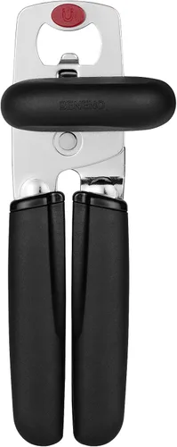 Miniatura 9 de Beneno Abrelatas manual resistente con tapa magnética levantador y abridor de botellas, abrelatas manual con agarre ergonómico suave, perilla