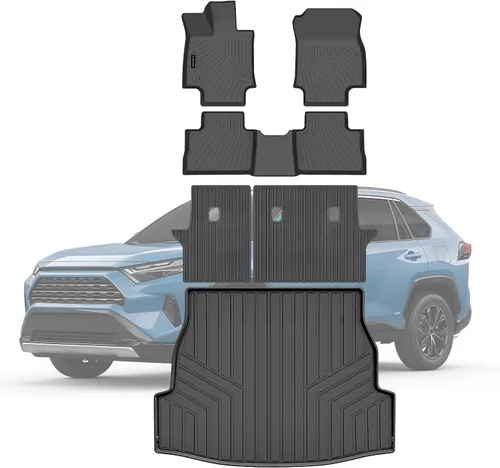Miniatura 52 de Revestimientos de suelo para Acura ADX y Honda HR-V 2023-2026 TPE 2023-2026 TPE protección para todo tipo de clima, tapetes de primera y 2ª fila