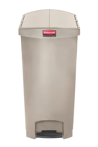 Miniatura 2 de Rubbermaid Commercial Products Slim Jim - Papelera de plástico, botes de basura con pedal