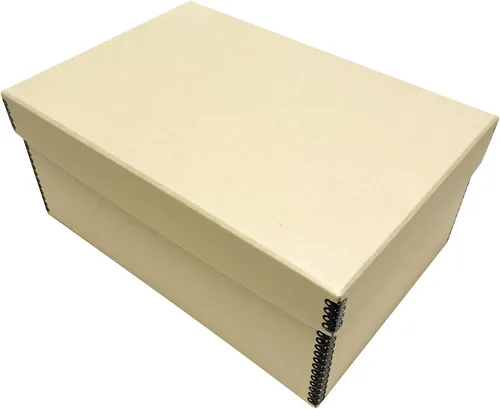 Miniatura 9 de Lineco Caja de tarjetas fotográficas, almacenamiento de archivo de calidad de museo, sin ácidos con tapa extraíble, almacenamiento a granel