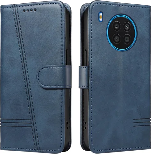 Miniatura 119 de Funda con tapa para Huawei Nova Lite 3, protección de 360 grados, a prueba de golpes, de piel sintética, con función atril y 3 ranuras