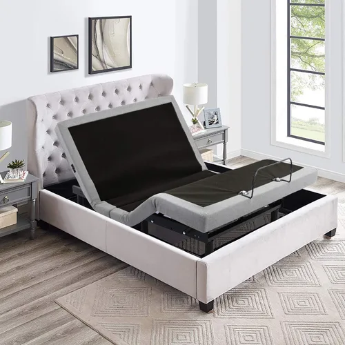 Miniatura 23 de Irvine Home Collection Base de cama ajustable de tamaño individual XL, características cargadas, gravedad cero, sin ronquidos, posiciones de memoria
