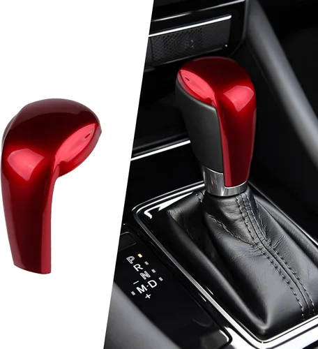 Compatible con Mazda CX-5 CX-9 CX-3 6 3 Accesorios Cubierta de la perilla de la palanca de cambios del coche, tapa de ajuste de panel de engranajes,