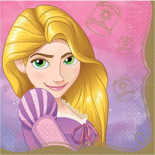 Miniatura 7 de Disney Princess - Servilletas de almuerzo de 6.5 pulgadas (paquete de 16), servilletas de fiesta de lujo, perfectas para fiestas temáticas