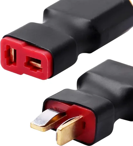 Miniatura 4 de Youme 4 piezas macho Deans T a hembra Tracxas conector sin cables adaptador enchufe compatible con Traxxass RC Car Truck Boat NiMH Lipo cargador