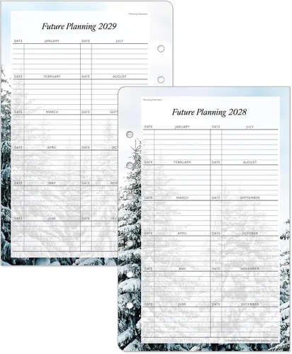 Miniatura 5 de FranklinCovey - Recambio de planificador de temporadas Una página por día encuadernado en anillo (clásico, enero 2026 - diciembre 2026)