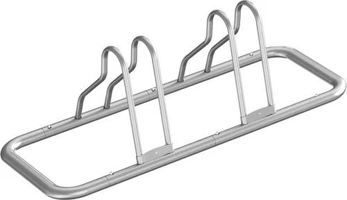Miniatura 13 de Simple Houseware - Soporte de almacenamiento ajustable para 5 bicicletas, aparcamiento para suelo, color negro