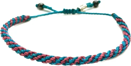 Miniatura 46 de Rumi Sumaq Pulsera de cuerda náutica para hombres, mujeres y niños - Resistente al agua, con nudo manual ajustable - Estilos de mapa de la isla