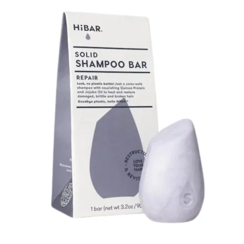 Miniatura 7 de HIBAR - Barra de champú hidratante - Para cabello seco y encrespado - Profundamente nutritivo e hidratante - Con aceite de coco y vitamina B5 - Sin