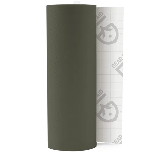 Miniatura 20 de GEAR AID - Cinta adhesiva resistente para reparación de tela y vinilo Tenacious, 3 x 20 pulgadas, color verde OD, reparación rápida de agujeros