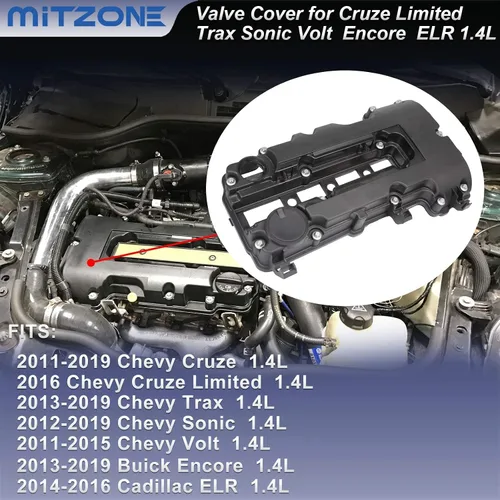 Miniatura 4 de MITZONE Kit de tapa de válvulas del motor con juntas y pernos compatible con 2011-2020 Chevrolet Chevy Cruze Sonic Volt Trax Buick Encore Cadillac