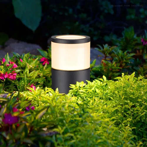 Miniatura 10 de LEONLITE Paquete de 8 luces de camino de bajo voltaje, luz LED de 4.5 W, bolardo de paisaje de 12 V, carcasa de aluminio, resistente al agua IP65, 5