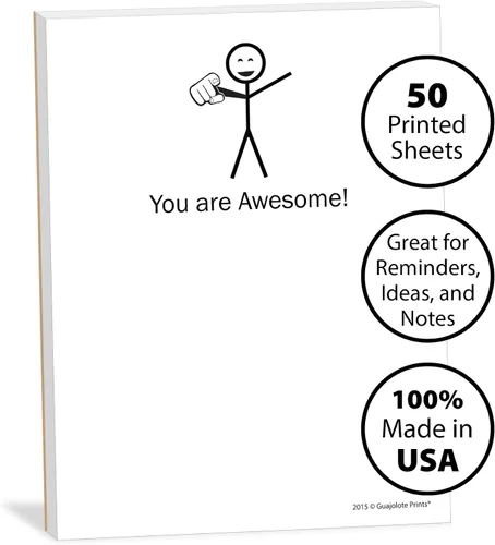 Miniatura 3 de Bloc de notas You are Awesome de 4 x 5.25 pulgadas