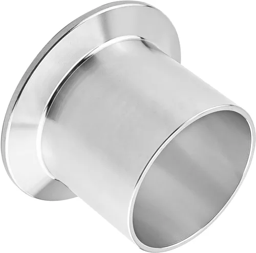 Bettomshin Abrazadera de soldadura larga KF50 KF50 de 1.969 in/1.97 pulgadas, acero inoxidable 304 conector de montaje sanitario OD x ID: 2.126 in x
