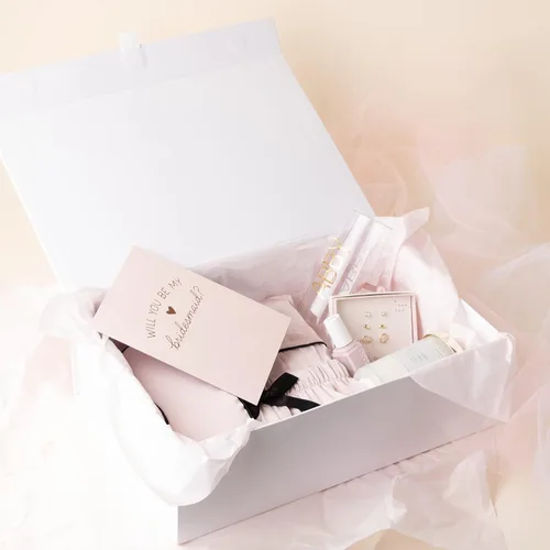 Miniatura 3 de Caja de regalo rígida, blanca, con cierre magnético, 14 x 9 x 4 pulgadas, cajas de regalo rectangulares con acabado blanco brillante (1 caja) Purple