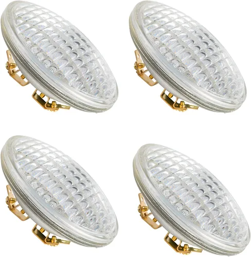SHUWDKAR PAR36 Bombilla LED de paisaje de 6 W, 12 V-36 V CC/CA, 3000 K, blanco cálido, 600 lm (equivalente a halógeno de 36 W), lámpara de 6W 3000K