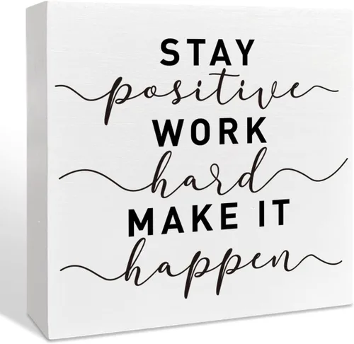 Miniatura 6 de Letrero de madera para habitación de niños, con texto en inglés «You Are Braver Than You Believe», decoración inspiradora de escritorio