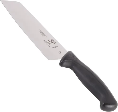 Miniatura 26 de Mercer Culinary M23880 Millennia Black Handle - Cuchillo para pan con mango negro, borde ondulado curvo de 10 pulgadas