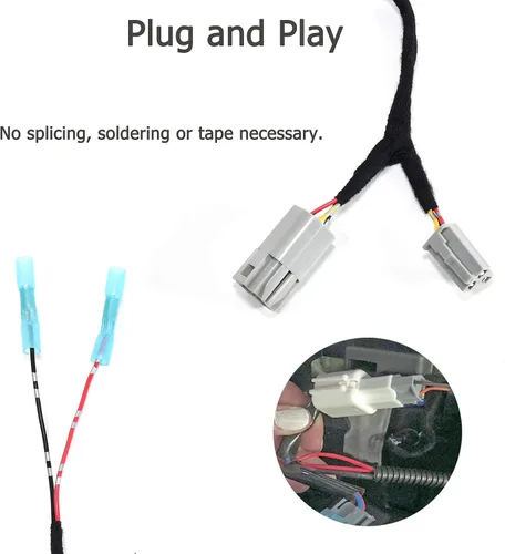 Miniatura 7 de EWAY Adaptador de corriente de 12 voltios para encendedor de cigarrillos GM Chevrolet Buick/arnés de cable para agregar dispositivo de radio CB