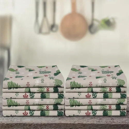 Miniatura 120 de Urban Villa Toallas de cocina 100% algodón para cocina (juego de 6) 20"x30" toallas de cocina altamente absorbentes, juego de ropa de cocina