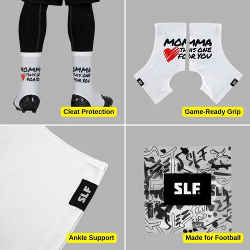 Miniatura 4 de SLEEFS Fundas de tacos/Cubiertas para tacos de fútbol [1 par] - Fundas/Envolturas para cordones de fútbol, béisbol, fútbol y hockey sobre césped