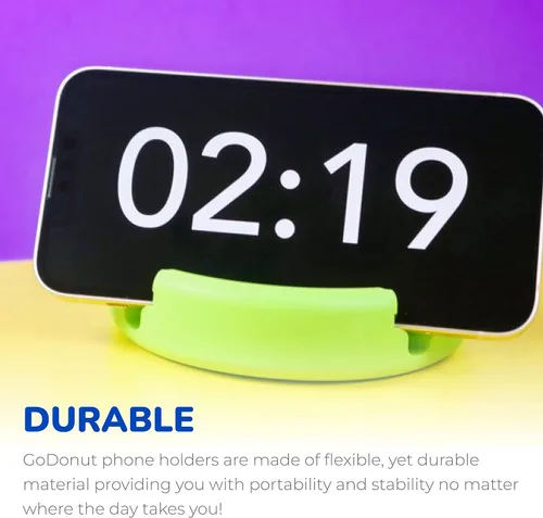 Miniatura 4 de GoDonut Soporte para teléfono original - Soporte para teléfono celular + organizador de escritorio para iPad - Compatible con tableta, iPhone