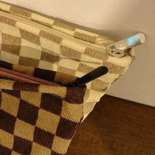 Miniatura 5 de SxoSyo Bolsas de cosméticos para mujer, bolsa de maquillaje grande, bolsa de viaje con cremallera, organizador de brochas de maquillaje para regalos