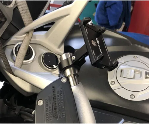 Miniatura 2 de Soporte de montaje GPS para motocicleta K1600GT K1600GTL K1600B R1200RT R1250RT 2014 2015 2016 2017 2018 2019 2020, soporte universal para teléfono