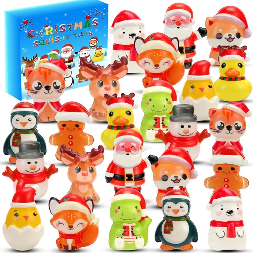 Miniatura 7 de 24 piezas de recuerdos de fiesta para niños, juguetes blanditos de animales, rellenos para piñata en bolsas de golosinas, decoraciones de cumpleaños
