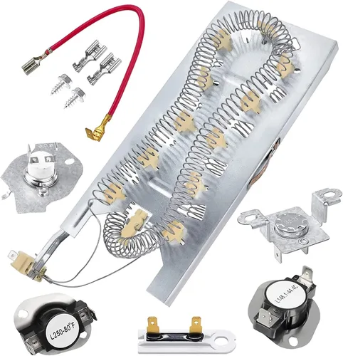 Upgraded 3387747 AP6008281 WP3387747 Dryer Heating Element Kit by Beaquicy - Fit for Whirlpool Cabrio Kenmore He2 Kenmore Elite He3 Maytag Dryers