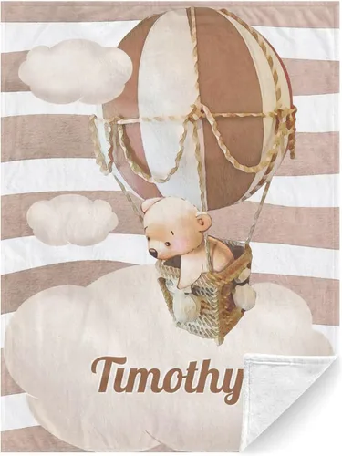 Miniatura 8 de Manta personalizada con nombre, manta para recién nacido, regalos personalizados para mujeres/niños, manta de sublimación para niños, manta