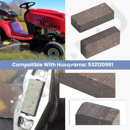 Miniatura 7 de 790006 799021 799021A Disco de freno/Pastilla de freno, compatible con Craftsman/Poulan/Husqvarna 790006, 799021, 120961X, 532120961, para MTD