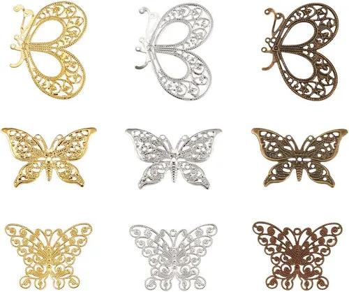 Miniatura 11 de Pandahall - Colgantes de araña de aleación tibetana para hacer joyas y collares
