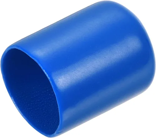 Miniatura 110 de uxcell 25 tapas de goma de 0.787 in de vinilo de identificación redonda tapa tapa de rosca de tornillo protectores negro