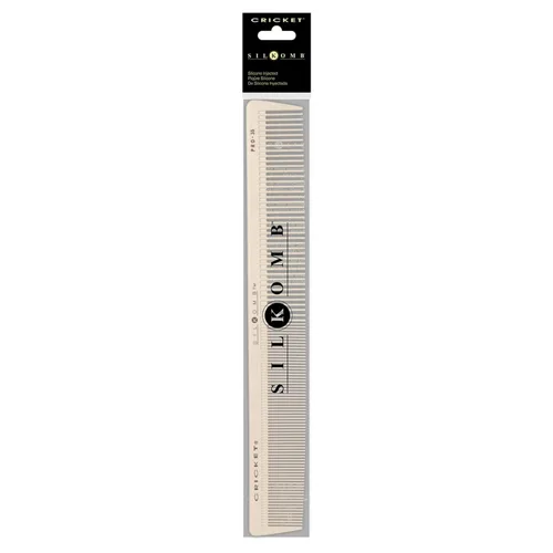 Miniatura 4 de Cricket Silkomb Pro-35 - Peine de corte de pelo extra largo, inyectado de silicona, dientes sin costuras con patrón de dientes dobles para corte