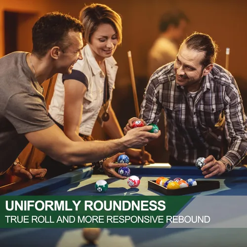 Miniatura 5 de Juego de bolas de billar para mesa de billar, diseño de mármol, remolino y estilo clásico, juego de 16 bolas