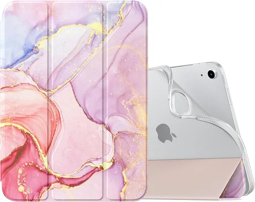 Miniatura 13 de MoKo Funda para iPad (A16) de 11ª generación 2025/10ª generación 2022, iPad de 11 pulgadas/10.9 pulgadas con cubierta trasera translúcida de TPU