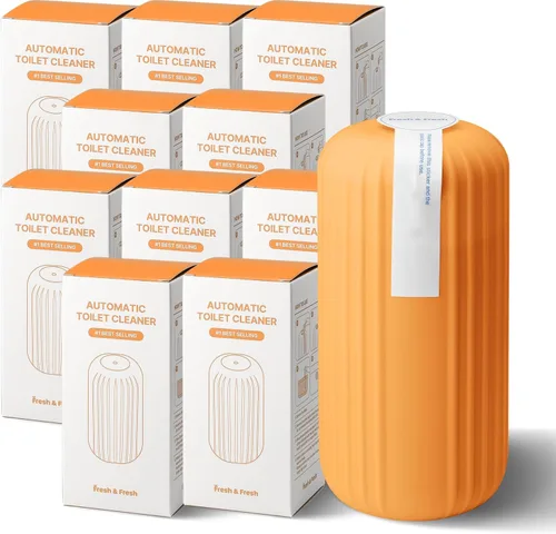 Miniatura 26 de Fresh & Fresh Limpiadores automáticos para inodoros – 3 botellas (hasta 2500 descargas/botella), limpiador comercial y residencial de 3 a 4 meses