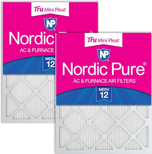 Miniatura 99 de Nordic Pure Filtros de aire para horno MERV 6 de 18 x 25 x 1 pulgadas (tamaño real: 17 1/2 x 24 1/2 x 3/4), color verde poliéster MERV 6, reduce