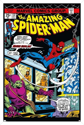 Miniatura 8 de Marvel Comics Spider-Man - Póster de pared Amazing Spider-Man #137, 22.4 pulgadas de largo x 14.7 pulgadas de ancho, versión premium sin marco